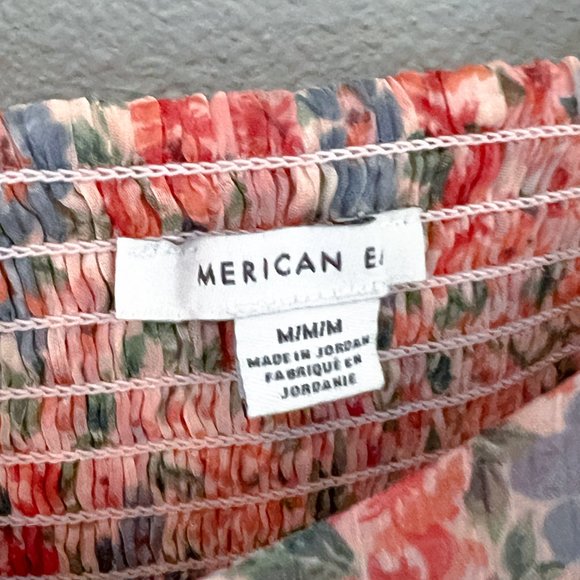 American Eagle Ruched Babydoll Top - Picture 6 of 6